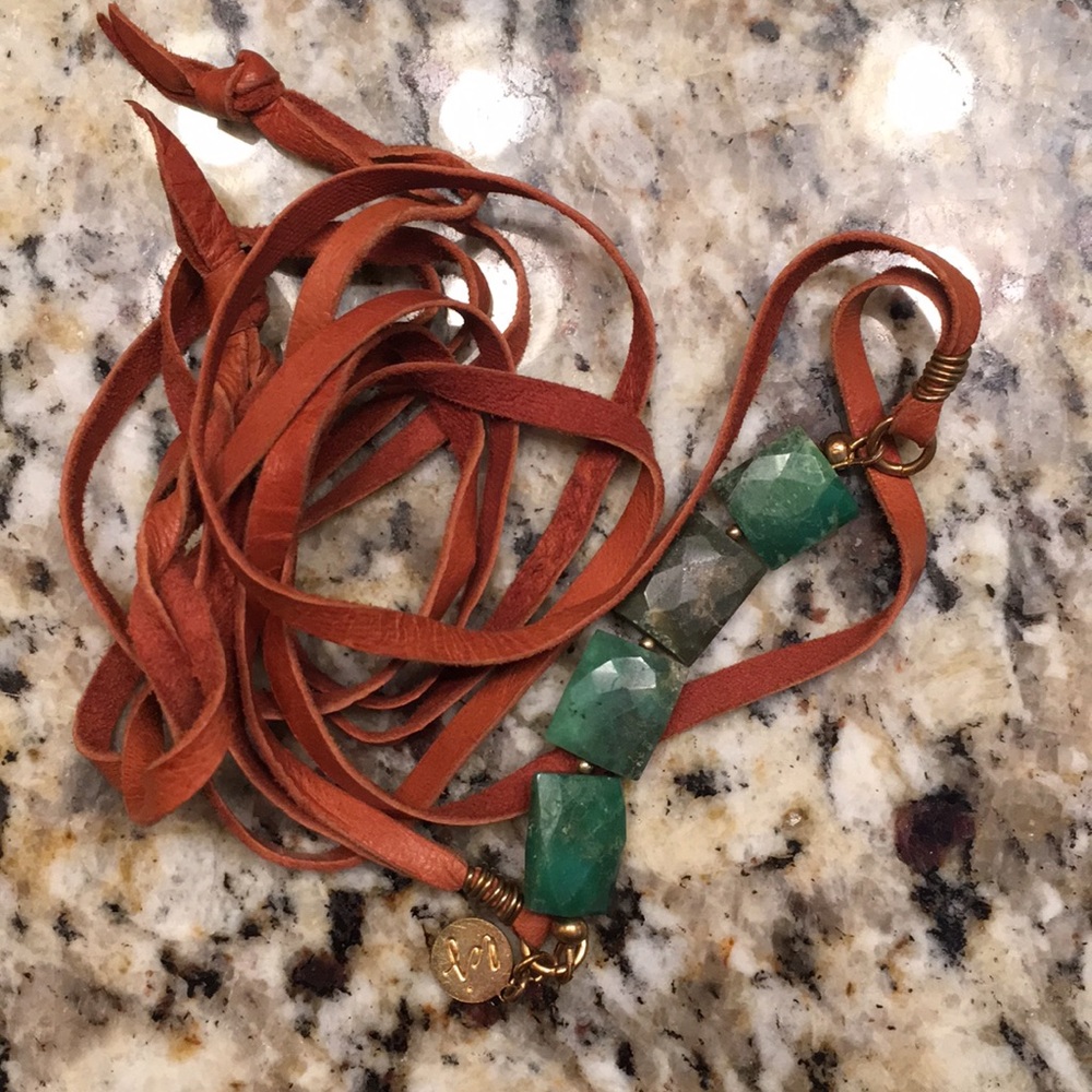 Leather wrap bracelet - Picture 3 of 4